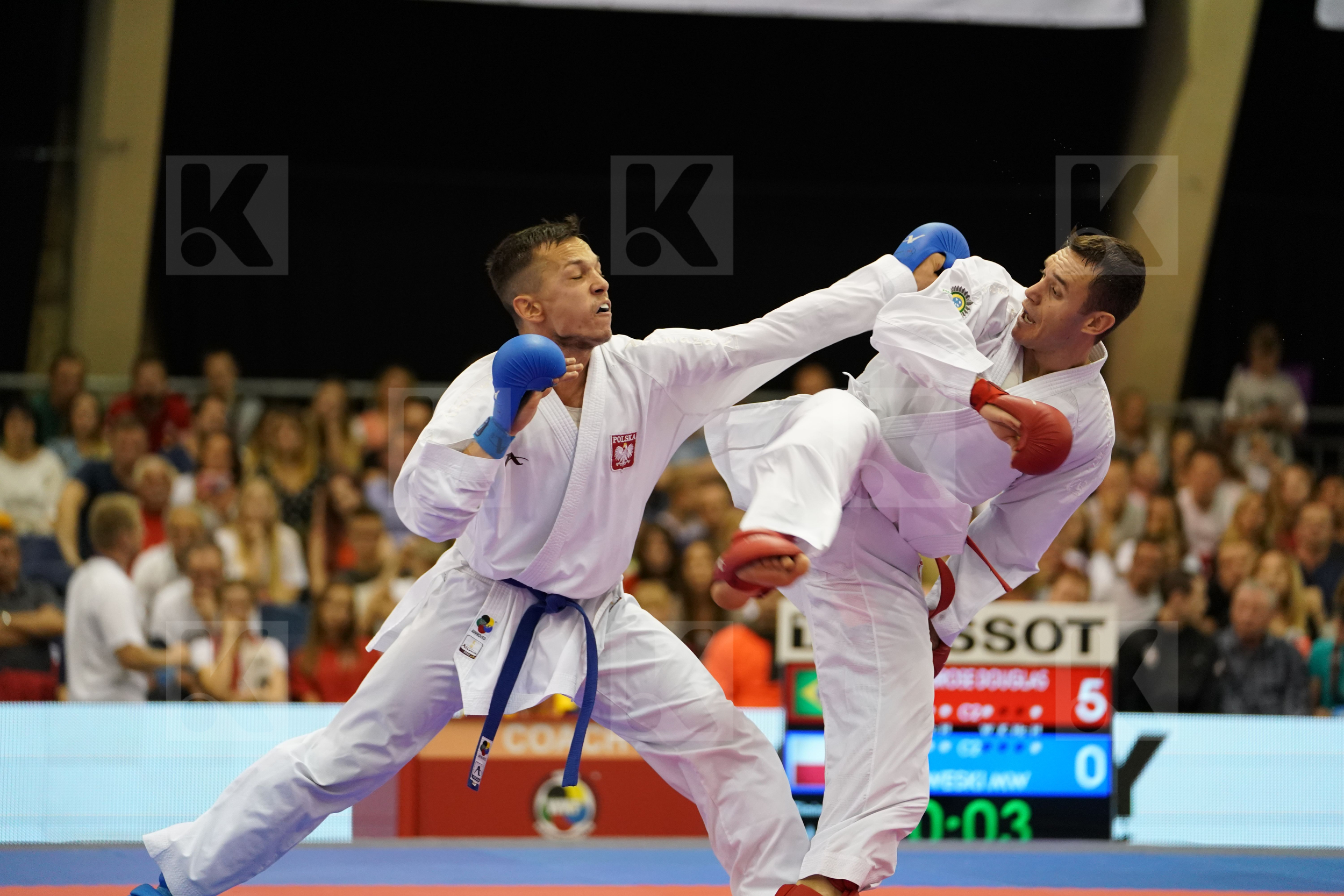 Brazil Drazweski Mw Male Kumite -60kg Poland Santos Brose Douglas